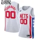 Nike Brooklyn Nets Personoitava Lasten Pelipaita Classic Edition 2022-23 Swingman Valkoinen Nike Brooklyn Nets Personoitava Lasten Pelipaita Classic Edition 2022-23 Swingman Valkoinen