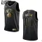 Nike Brooklyn Nets Personoitava Lasten Pelipaita Golden Edition Swingman Musta