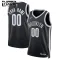 Nike Brooklyn Nets Personoitava Lasten Pelipaita Icon Edition Swingman Musta