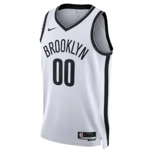 Nike Brooklyn Nets Personoitava Miesten Pelipaita Association Edition Swingman Valkoinen
