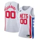 Nike Brooklyn Nets Personoitava Miesten Pelipaita Classic Edition 2022-23 Swingman Valkoinen Nike Brooklyn Nets Personoitava Miesten Pelipaita Classic Edition 2022-23 Swingman Valkoinen