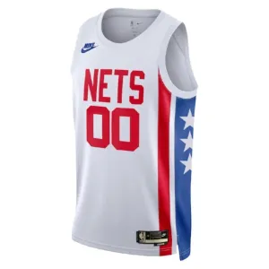 Nike Brooklyn Nets Personoitava Miesten Pelipaita Classic Edition 2022-23 Swingman Valkoinen