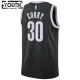 Nike Brooklyn Nets Seth Curry 30 Lasten Pelipaita Icon Edition Swingman Musta