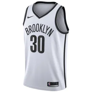 Nike Brooklyn Nets Seth Curry 30 Miesten Pelipaita Association Edition Swingman Valkoinen