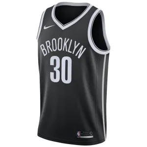 Nike Brooklyn Nets Seth Curry 30 Miesten Pelipaita Icon Edition Swingman Musta
