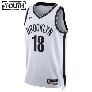 Nike Brooklyn Nets Yuta Watanabe 18 Lasten Pelipaita Association Edition Swingman Valkoinen