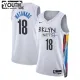 Nike Brooklyn Nets Yuta Watanabe 18 Lasten Pelipaita City Edition 2022-23 Swingman Valkoinen Nike Brooklyn Nets Yuta Watanabe 18 Lasten Pelipaita City Edition 2022-23 Swingman Valkoinen