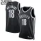 Nike Brooklyn Nets Yuta Watanabe 18 Lasten Pelipaita Icon Edition Swingman Musta