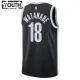 Nike Brooklyn Nets Yuta Watanabe 18 Lasten Pelipaita Icon Edition Swingman Musta