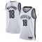 Nike Brooklyn Nets Yuta Watanabe 18 Miesten Pelipaita Association Edition Swingman Valkoinen