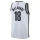 Nike Brooklyn Nets Yuta Watanabe 18 Miesten Pelipaita Association Edition Swingman Valkoinen