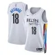 Nike Brooklyn Nets Yuta Watanabe 18 Miesten Pelipaita City Edition 2022-23 Swingman Valkoinen Nike Brooklyn Nets Yuta Watanabe 18 Miesten Pelipaita City Edition 2022-23 Swingman Valkoinen