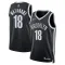 Nike Brooklyn Nets Yuta Watanabe 18 Miesten Pelipaita Icon Edition Swingman Musta