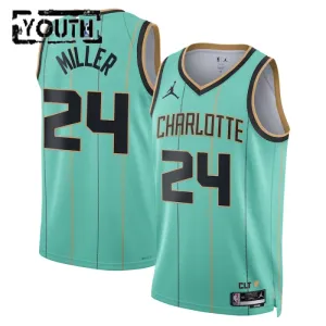 Charlotte Hornets Jordan Brandon Miller Lasten Pelipaita City Edition 2024-25 Swingman Sinivihreä Charlotte Hornets Jordan Brandon Miller Lasten Pelipaita City Edition 2024-25 Swingman Sinivihreä