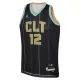 Charlotte Hornets Jordan Kelly Oubre JR 12 Miesten Pelipaita City Edition 2022-23 Swingman Musta