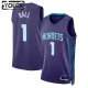 Charlotte Hornets Jordan Lamelo Ball 1 Lasten Pelipaita Statement Edition Swingman Violetti Charlotte Hornets Jordan Lamelo Ball 1 Lasten Pelipaita Statement Edition Swingman Violetti