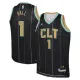 Charlotte Hornets Jordan Lamelo Ball 1 Miesten Pelipaita City Edition 2022-23 Swingman Musta Charlotte Hornets Jordan Lamelo Ball 1 Miesten Pelipaita City Edition 2022-23 Swingman Musta