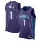 Charlotte Hornets Jordan Lamelo Ball 1 Miesten Pelipaita Statement Edition Swingman Violetti
