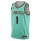 Charlotte Hornets Jordan Lamelo Ball Miesten Pelipaita City Edition 2024-25 Swingman Sinivihreä