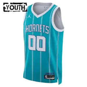Charlotte Hornets Jordan Personoitava Lasten Pelipaita Icon Edition Swingman Sinivihreä