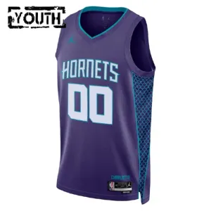 Charlotte Hornets Jordan Personoitava Lasten Pelipaita Statement Edition Swingman Violetti