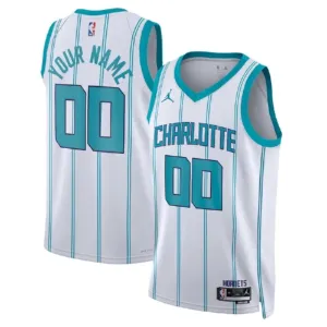 Charlotte Hornets Jordan Personoitava Miesten Pelipaita Association Edition Swingman Valkoinen