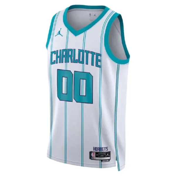 Charlotte Hornets Jordan Personoitava Miesten Pelipaita Association Edition Swingman Valkoinen