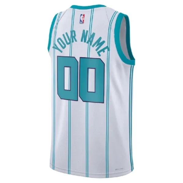 Charlotte Hornets Jordan Personoitava Miesten Pelipaita Association Edition Swingman Valkoinen
