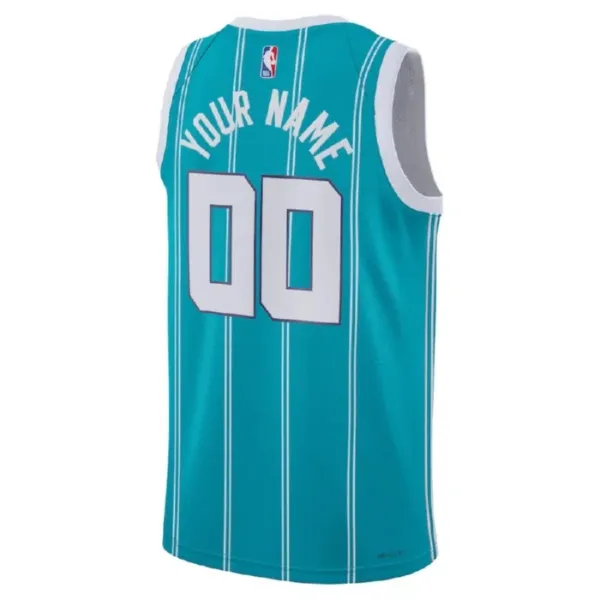 Charlotte Hornets Jordan Personoitava Miesten Pelipaita Icon Edition Swingman Sinivihreä