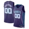 Charlotte Hornets Jordan Personoitava Miesten Pelipaita Statement Edition Swingman Violetti