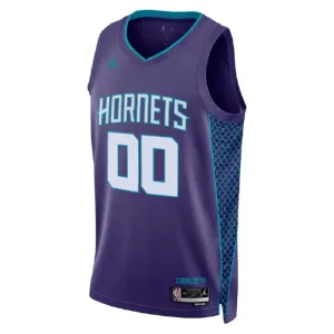 Charlotte Hornets Jordan Personoitava Miesten Pelipaita Statement Edition Swingman Violetti