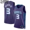 Charlotte Hornets Jordan Terry Rozier III 3 Lasten Pelipaita Statement Edition Swingman Violetti