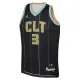 Charlotte Hornets Jordan Terry Rozier III 3 Miesten Pelipaita City Edition 2022-23 Swingman Musta