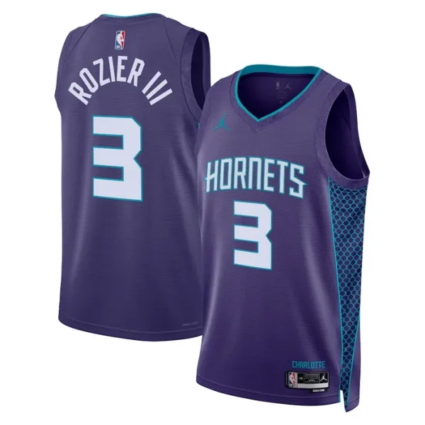 Charlotte Hornets Jordan Terry Rozier III 3 Miesten Pelipaita Statement Edition Swingman Violetti Charlotte Hornets Jordan Terry Rozier III 3 Miesten Pelipaita Statement Edition Swingman Violetti