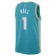 Jordan Charlotte Hornets LaMelo Ball Miesten Pelipaita City Edition 2023-24 Swingman Sinivihreä