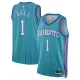 Jordan Charlotte Hornets LaMelo Ball Miesten Pelipaita Classic Edition 2023-24 Swingman Sinivihreä Jordan Charlotte Hornets LaMelo Ball Miesten Pelipaita Classic Edition 2023-24 Swingman Sinivihreä