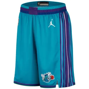 Jordan Charlotte Hornets Miesten Shortsit Classic Edition 2023-24 Swingman Sinivihreä