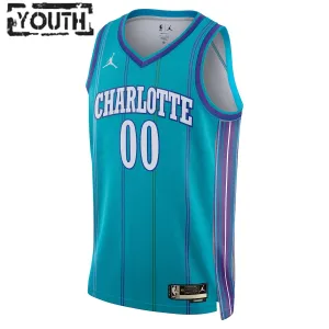 Jordan Charlotte Hornets Personoitava Lasten Pelipaita Classic Edition 2023-24 Swingman Sinivihreä