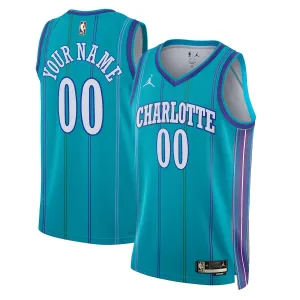 Jordan Charlotte Hornets Personoitava Miesten Pelipaita Classic Edition 2023-24 Swingman Sinivihreä