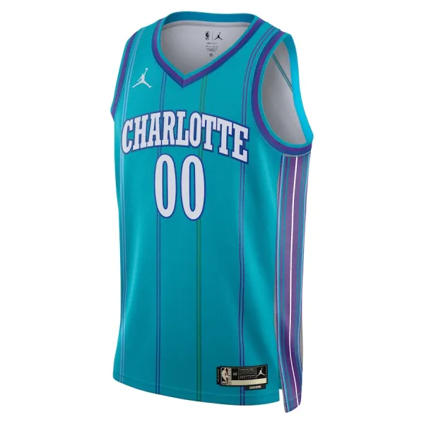 Jordan Charlotte Hornets Personoitava Miesten Pelipaita Classic Edition 2023-24 Swingman Sinivihreä