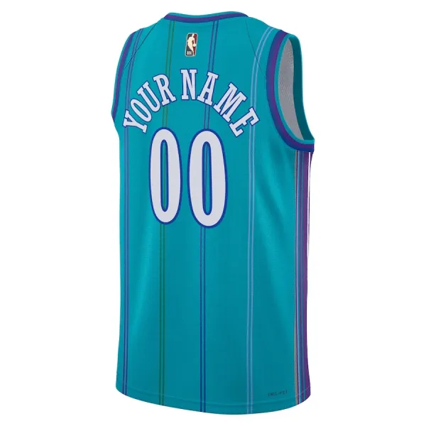 Jordan Charlotte Hornets Personoitava Miesten Pelipaita Classic Edition 2023-24 Swingman Sinivihreä
