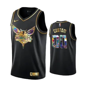 Nike Charlotte Hornets Diamond Edition Personoitava Miesten Pelipaita Swingman Musta Nike Charlotte Hornets Diamond Edition Personoitava Miesten Pelipaita Swingman Musta