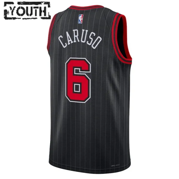 Chicago Bulls Jordan Alex Caruso 6 Lasten Pelipaita Statement Edition Swingman Musta