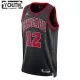 Chicago Bulls Jordan Ayo Dosunmu 12 Lasten Pelipaita Statement Edition Swingman Musta