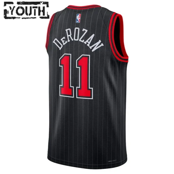 Chicago Bulls Jordan Demar Derozan 11 Lasten Pelipaita Statement Edition Swingman Musta