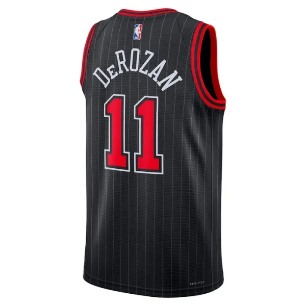 Chicago Bulls Jordan Demar Derozan 11 Miesten Pelipaita Statement Edition Swingman Musta