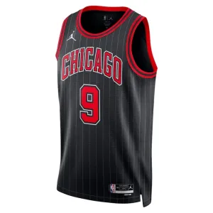 Chicago Bulls Jordan Nikola Vucevic 9 Miesten Pelipaita Statement Edition Swingman Musta