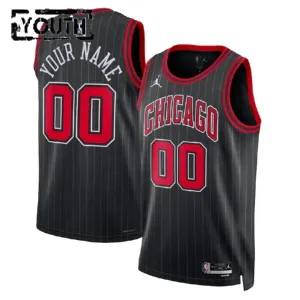 Chicago Bulls Jordan Personoitava Lasten Pelipaita Statement Edition Swingman Musta