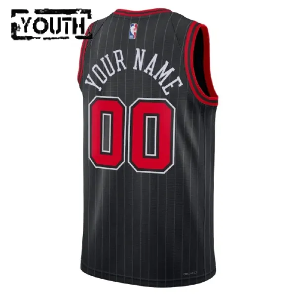 Chicago Bulls Jordan Personoitava Lasten Pelipaita Statement Edition Swingman Musta