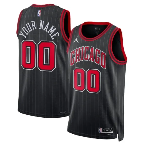Chicago Bulls Jordan Personoitava Miesten Pelipaita Statement Edition Swingman Musta Chicago Bulls Jordan Personoitava Miesten Pelipaita Statement Edition Swingman Musta